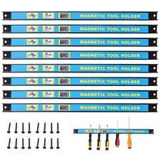 8PACK 18inch Heavy Duty Magnet Tool Bar,Magnetic Tool Holder Strip for Workshop