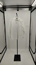Quince Organic Cotton Stretch Poplin Dress Shirt White Top M