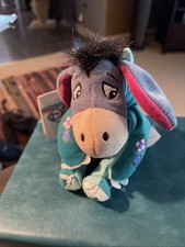 The Disney Store Dinosaur Eeyore Mini Bean Bag Dinosaur Eeyore 9" NWT