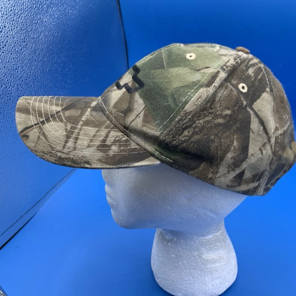 Chevrolet Car Logo Cap Adjustable Hat Official License Camo Green Real Tree - Image 3 of 4
