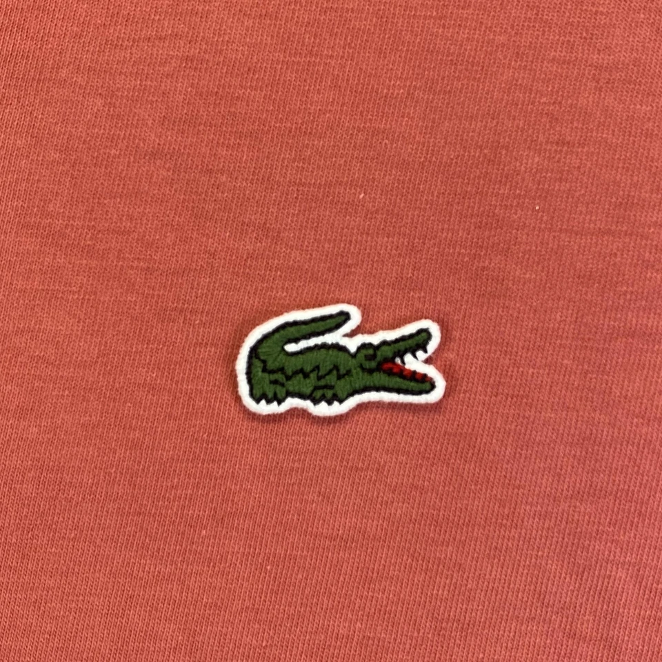 Sudadera con Capucha Lacoste Para Mujer Grande Roja Calce Regular Pullover Bolsillo Canguro TH9349 Foto 4 de 4