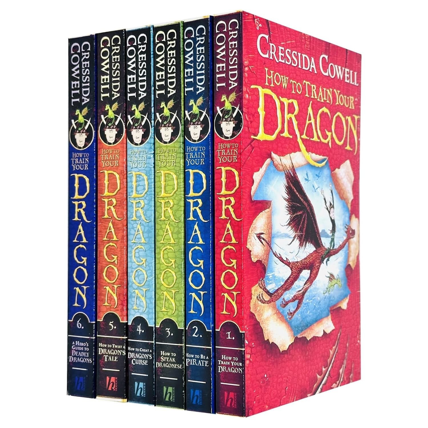 How to Train Your Dragon 6 Books Collection Set By Cressida Cowell Paperback
