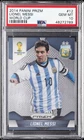 2014 PANINI PRIZM WORLD CUP #12 LIONEL MESSI PSA 10