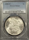 1880-O MORGAN DOLLAR PCGS MS63