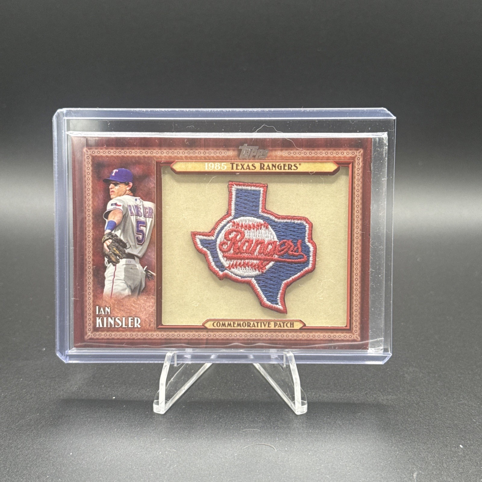 Ian Kinsler #TLMP-IK 2011 Topps Baseball Throwback Logo Manufactured Patch