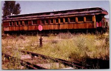 Milwaukee Road Armour Observation Car Vintage Train Postcard