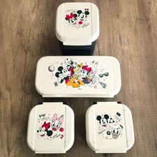 Tupperware® ► 4er Set CUBIX Disney Mickey Goofy | Bellevue | Vorratsboxen ◄ NEU