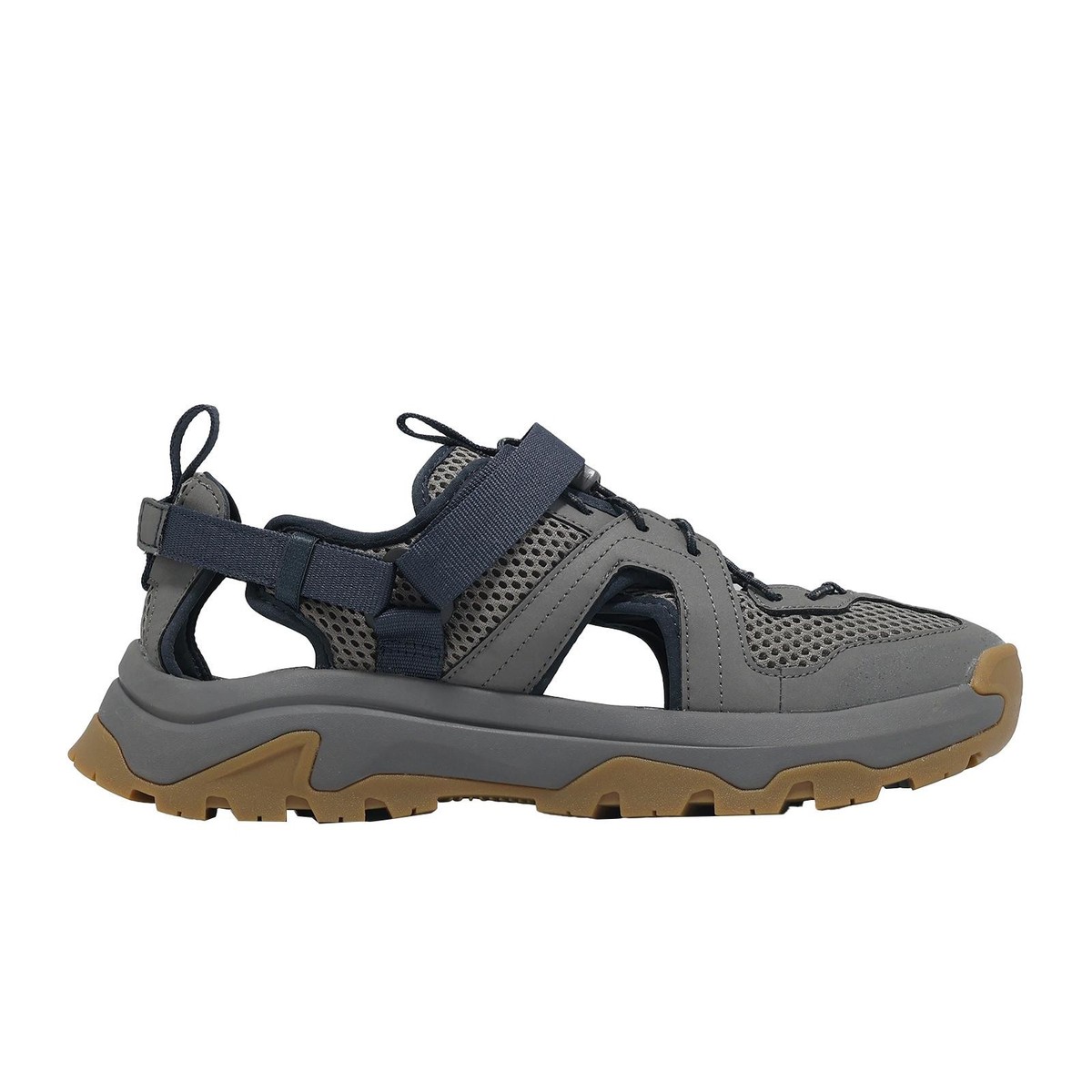 Teva Hurricane XLT3 Closed-Toe Sandal Grey Navy Men Strap Sandal