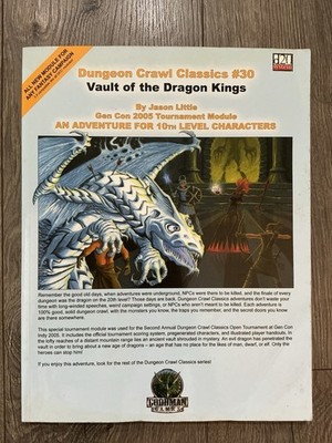 Vault of the Dragon Kings Adventure Module - Dungeon Crawl Classics #30