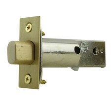 Aftermarket 2" Backset Deadbolt Latch Brass Bolt 1" x 2-1/4" Faceplate