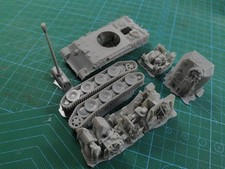3D1/72 Germany Leopard G-type medium tank with Full Internal Structure Unpainte