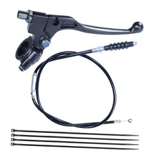7/8" Dirt Bike Left Clutch Handle Lever and 39'' Clutch Cable for SSR110 Black