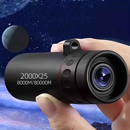2000X25 Super High Power HD Waterproof Monocular Telescope Portable Black A+ - Picture 2 of 10
