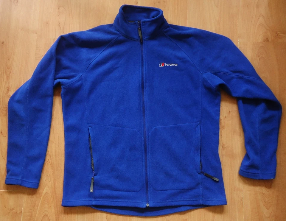 Berghaus talla L cremallera completa para hombre polar azul Foto 2 de 4