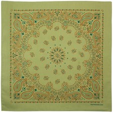 Premium Soft Cotton Designer Bandana for Men and Women 22x22 in Boho Nomad