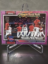 2026 Topps Series 1 Baseball - PHI Phillies - Pink Sand Glitter Foil SP Card!