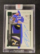 2021 PANINI IMPECCABLE ELEGANCE HELMET PATCH AUTO #115 Rashod Bateman RC #04/10