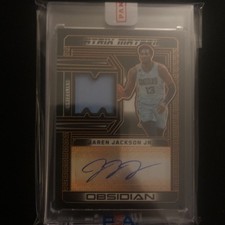 2022-23 Obsidian Jaren Jackson Jr Matrix Material Autos Orange Etch /35 #MM-JJJ