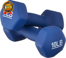 Neoprene Dumbbell Hand Weights for Exercise and Muscle Toning