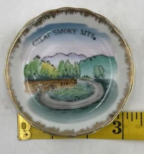 GREAT SMOKY MOUNTAINS SOUVENIR PLATE / 3.5"/ mini