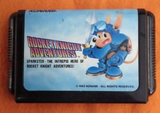 KONAMI Rocket Knight Adventures Mega Drive Cartridge Game 16-bit Retro