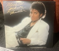 1982 MICHAEL JACKSON Thriller Vinyl Record LP  1st Pres