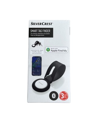 LIDL Silvercrest Smart Tag Finder | Schwarz | Kompatibel mit Apple Find My