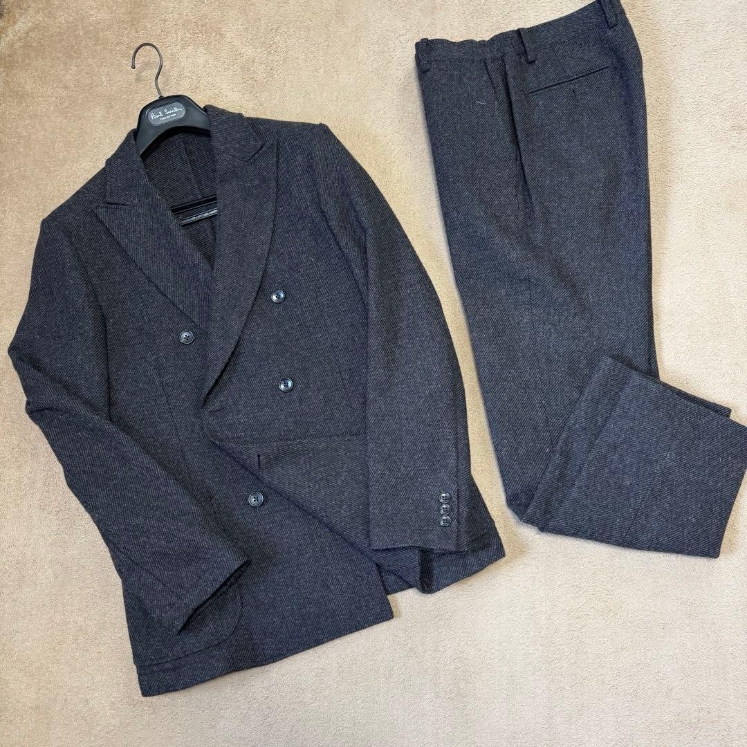 Ring Jacket 2 Piece Setup Suit Double Breasted Da… - image 9