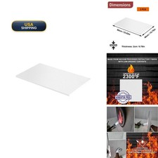 Ceramic Fiber Insulation Board 2300F 2Pcs 2cm Fireproof for Stove Pizza Oven