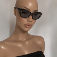 Cat Eye Stunning Thick Rim Winged Sunglasses UV400 Protection Fashion Shades