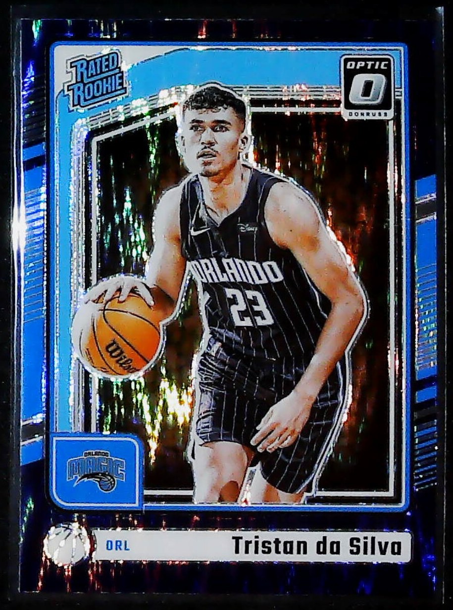 2024-25 Donruss Optic Tristan da Silva Purple Shock #260 Orlando Magic