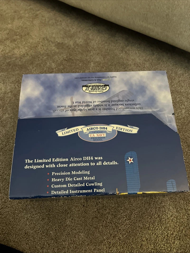 Gearbox Collectibles 1:47 US Navy 1918 Airco DH4 Diecast Ltd Edition 04504 - Image 4 of 4