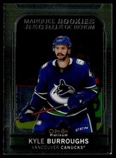 2021-22 O-Pee-Chee Platinum Marquee Rookies Kyle Burroughs Rookie Vancouver
