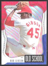 Bob Gibson 2021 Panini Prizm Old School Red/White/Blue Prizm #OS-3 Cardinals
