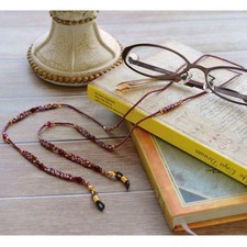 Bead Kit Glasses Cord Half TILA Bordeaux BFK-451
