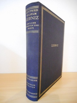 Leibniz - Sämtliche Schriften und Briefe - Vierte Reihe - Zweiter Band Leibniz, 