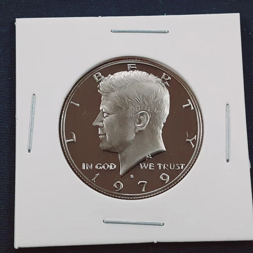 1979 S TYPE 2 Clear S Kennedy Half Dollar PROOF Coin!! Nice Cameo Dollar!!  A155