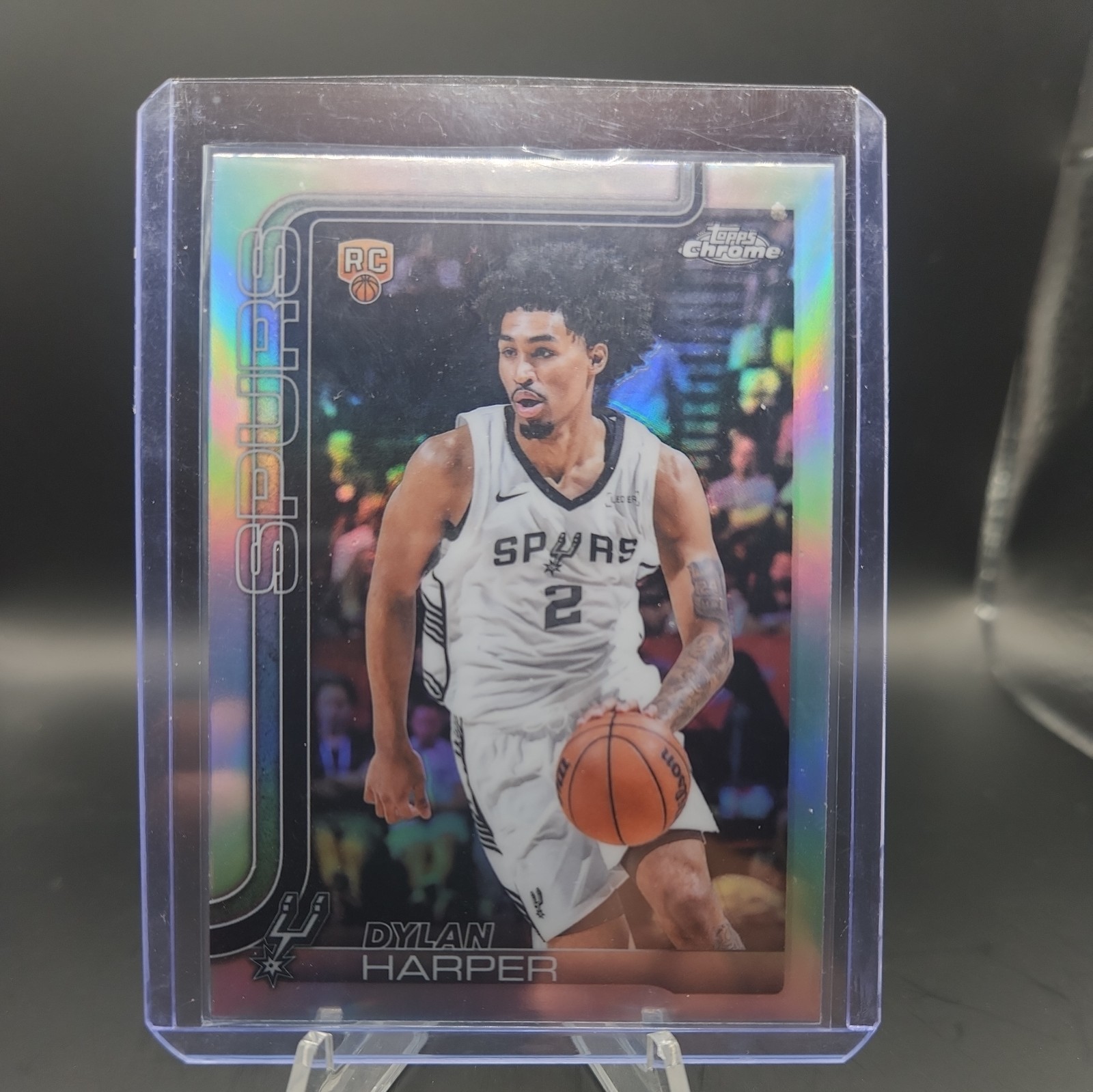 2025-26 Topps Chrome - Dylan Harper #252 Refractor (RC)