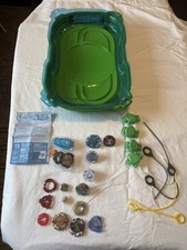 Beyblade Burst Turbo Slingshock Cross Collision Battle Arena Plus 6 Beyblades