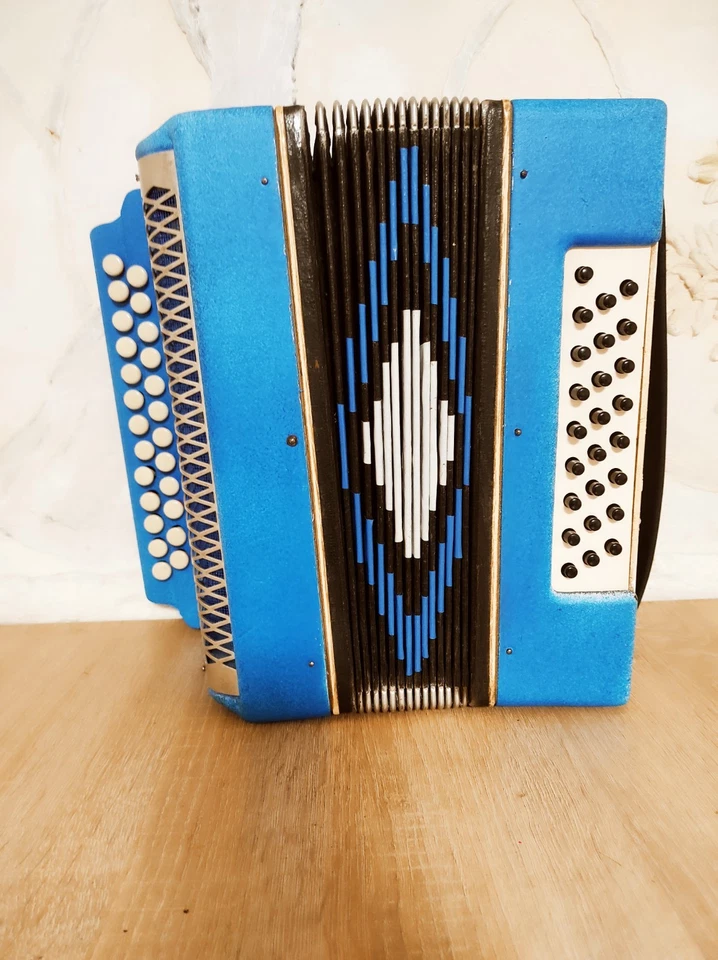 acordeón para adolescentes, buen acordeón, acordeón soviético. Foto 3 de 4