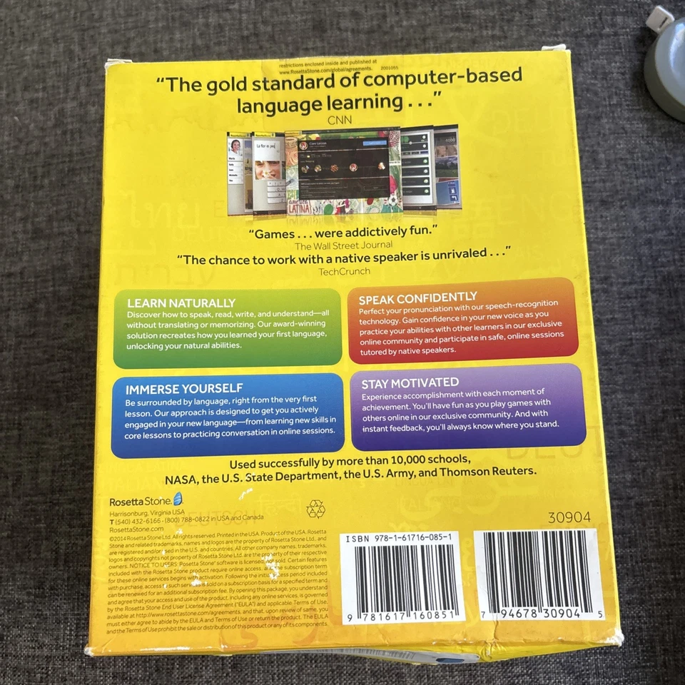 Rosetta Stone Spanish (Latin America) Level 1-5 Set - Image 4 of 4