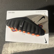 Nike Mind 001 Slide Sandals Black Orange 7W