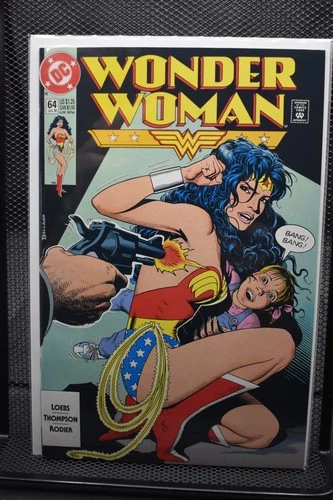 Wonder Woman #64 Brian Bolland Cover DC 1992 Princess Diana Amazons 9.0