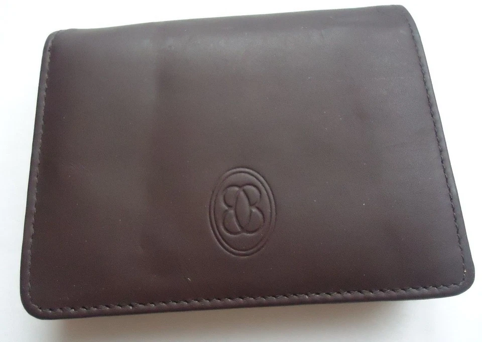 Estuche para tarjetas Buxton de bolsillo profundo, marrón Foto 2 de 4