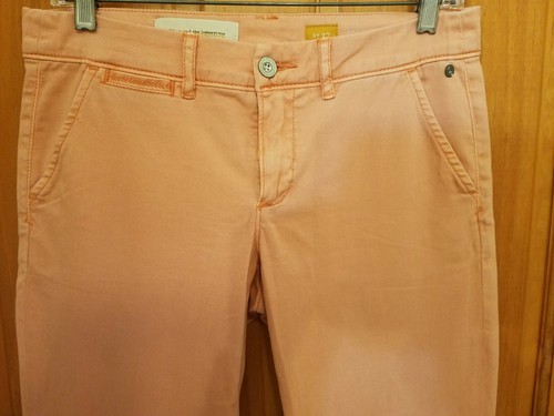 Pilcro and the Letterpress Sz 27  Orange/Peachy Chino Hyphen Fit Pants Women's - Picture 3 of 10