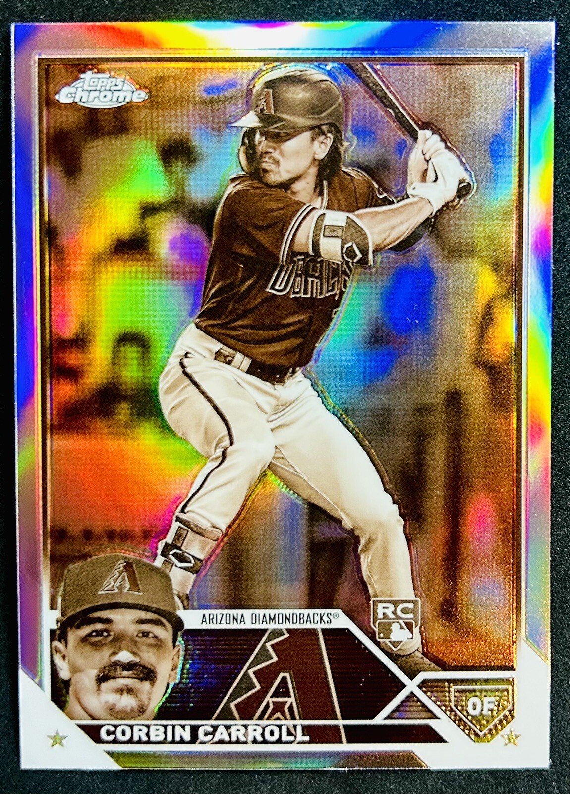 Corbin Carroll 2023 Topps Chrome Sepia Rookie Refractor #95 Diamondbacks