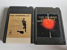 Neil Diamond Set Of 2 8 Track Tapes Love At The Greek Early Classics Frog...
