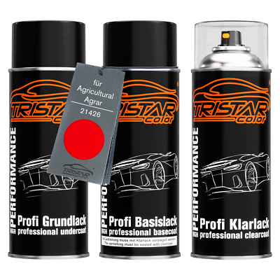 Autolack Spraydosen Set für Agricultural Agrar 21426 Ridder Rood