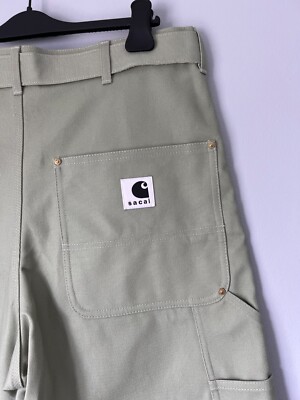 ⭐︎美品　24ss sacai ✖️carhartt DuckSkirt Sacai x Carhartt WIP Duck Skirt | Brown | FARFETCH