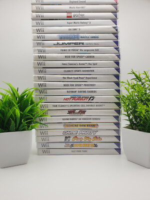 Nintendo Wii Spiele AUSWAHL Konvolut Sammlung   [ALLE refurbished / resealed]  